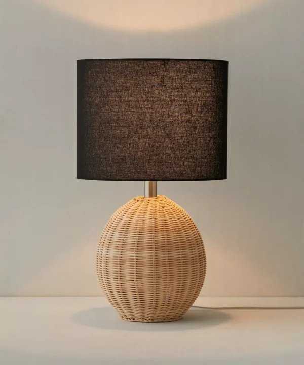 Amelle - Lampe de table en osier