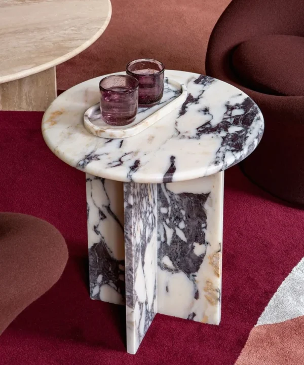 Athena - Table d'appoint en marbre