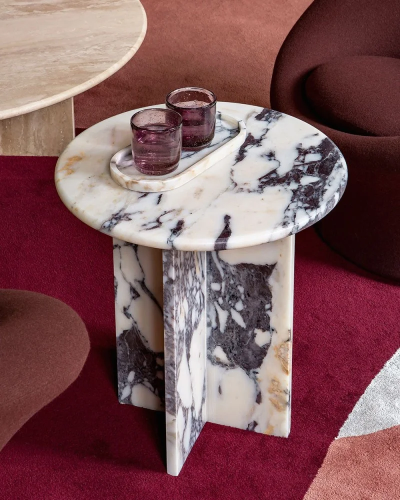 Athena - Table d'appoint en marbre